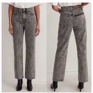 Madewell The Perfect Vintage Straight Jean In Acid Wash